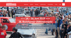 Desktop Screenshot of bockhorner-oldtimermarkt.de